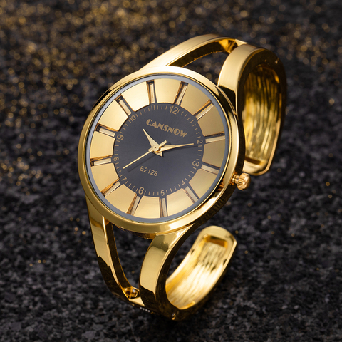 Relojes de lujo para mujer, pulsera de oro, esfera plateada, de cuarzo, de marca superior, informal, Zegarek Damski ► Foto 1/6