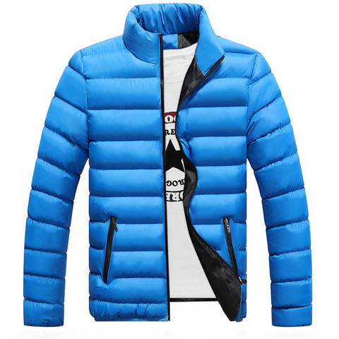 Parkas de esquí para hombre, abrigo cálido de invierno, Parkas gruesas con cuello levantado informales, abrigos de manga larga para hombre, abrigos de talla grande M-4XL ► Foto 1/6