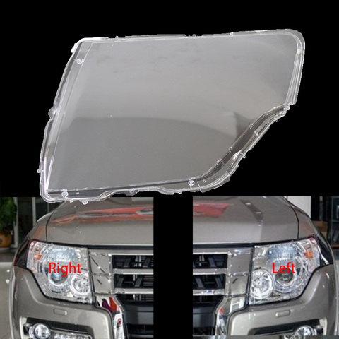 Para MITSUBISHI Pajero V93 V97 V87 faros Shell transparente pantalla de la cubierta de lámpara faro lente de vidrio ► Foto 1/5