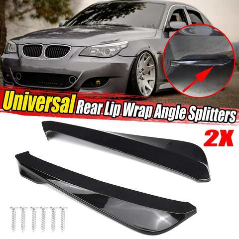 Difusor de labio de parachoques trasero Universal para coche, alerón Protector contra arañazos para BMW E90, E92, LEXUS, Subaru, Infiniti, Q50 ► Foto 1/6