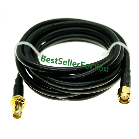 SMA macho a SMA hembra tuerca conector de mampara WiFi antena extensión Cable Coaxial RG58 ► Foto 1/1