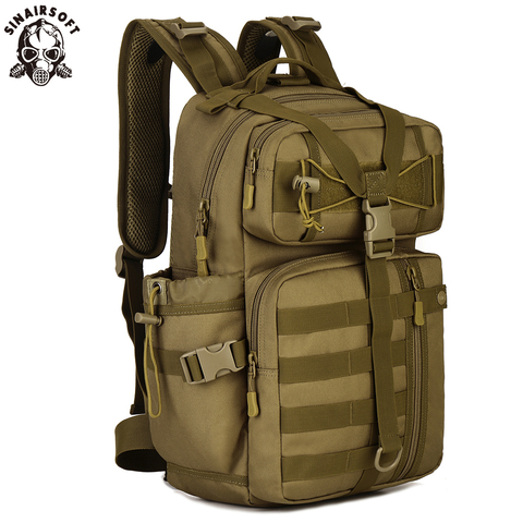 Al aire libre mochila táctica 900D impermeable ejército hombro militar Camping caza Multi-propósito Molle de viaje de senderismo bolsa de deporte 30L ► Foto 1/6