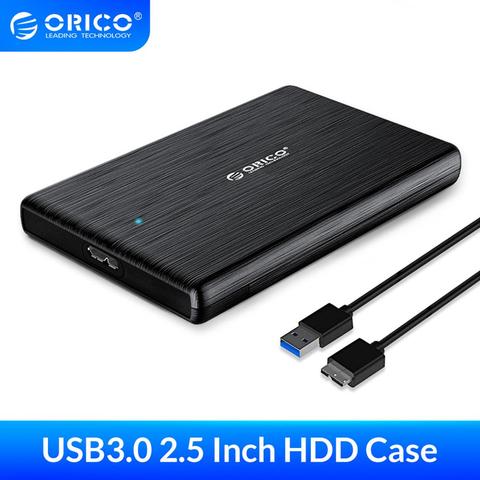 ORICO, carcasa de disco duro externo de 2,5 pulgadas SATA a USB 3,0 Funda de disco duro USB 3,0, carcasa de alta velocidad UASP SSD para WD Seagate ► Foto 1/6