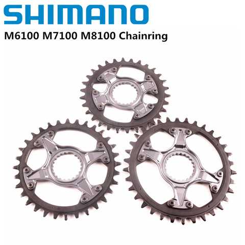 Shimano-platos y bielas para bicicleta, accesorios para bicicleta de 12 velocidades, para SLX M6100 M7100 M8100, 30T 32T 34T SM-CRM75 Crown 12 s ► Foto 1/4