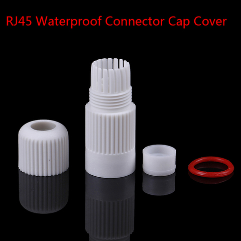 RJ45 cubierta de tapa de conector impermeable para Cable flexible de cámara IP de red al aire libre ► Foto 1/6