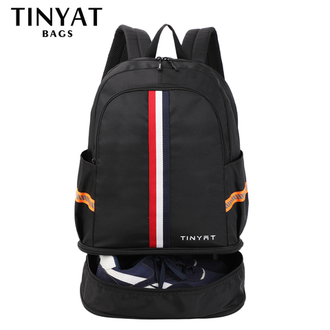 TINYTA-Mochila para hombre y mujer, bolsa para zapatos deportivos, Mochila plegable para Yoga y Fitness, Mochila escolar para niña ► Foto 1/6