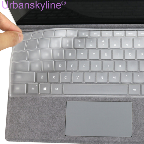 Funda para teclado Surface Pro 7 6 5 4 3 2 X para Microsoft Laptop GO Book 1 2 3 RT TPU, película de silicona transparente, 2022 ► Foto 1/6