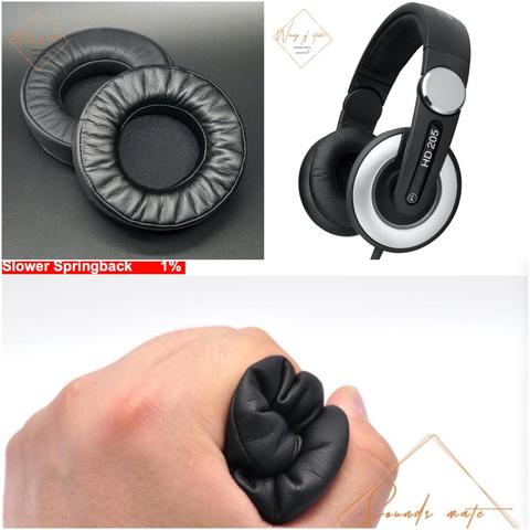 Súper grueso espuma con memoria blanda almohadillas cojín para Sennheiser HD 205 HD 205 II auriculares de calidad perfecta no versión barata ► Foto 1/6