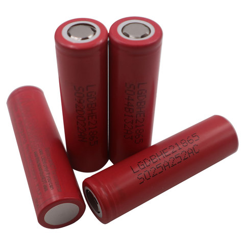 C & P LGDBHE21865-Batería de ion de litio de alta potencia, 2500mAh, 10 piezas, INR18650, 3,6 V, 2.5Ah, tasa de descarga de 20A ► Foto 1/6