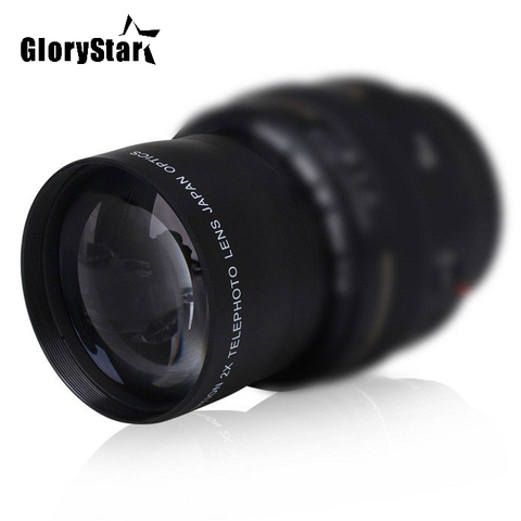 GloryStar-lente teleobjetivo 2.0X de 52MM, para Nikon D7100, D5200, D5100, D3100, D90, D60 y otras lentes de cámara DSLR con rosca de filtro de 52MM ► Foto 1/6
