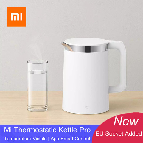 XIAOMI-hervidor de agua eléctrico inteligente MIJIA Pro, tetera de ebullición rápida termostática de acero inoxidable, Control por aplicación Mihome, MJHWSH0YM, novedad de 2022 ► Foto 1/4