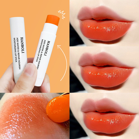 1 Uds magia lápiz labial de Color cambiante naranja impermeable Bálsamo hidratante para los labios de larga duración nutrir proteger los labios maquillaje cuidado cosmético ► Foto 1/6