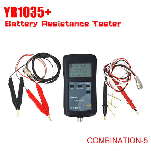 Medidor de resistencia interna de batería de litio YR1035 de cuatro líneas, probador YR 1035, Detector 18650, combinación de batería seca 5, Original, nuevo ► Foto 1/6
