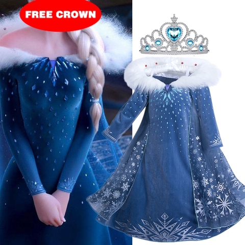 Vestido de princesa para niñas, fiesta de disfraces de Halloween, Navidad, cumpleaños, ropa de Disfraz ► Foto 1/6