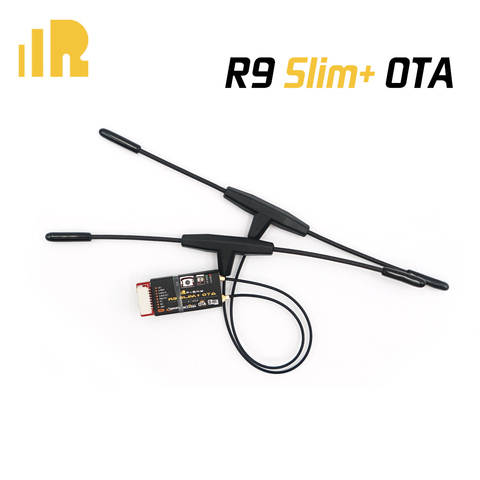 Receptor de acceso FrSky R9 Slim + OTA, 900MHz, largo alcance, 6 salidas PWM con antenas T duales ► Foto 1/4