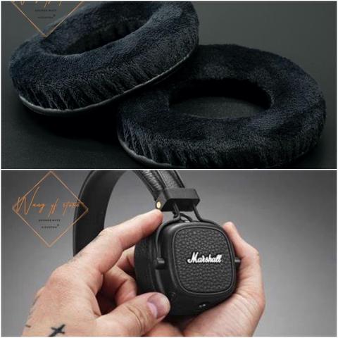 Almohadillas para las orejas de terciopelo grueso para Marshall Major II Series, auriculares de calidad perfecta, no versión barata ► Foto 1/6