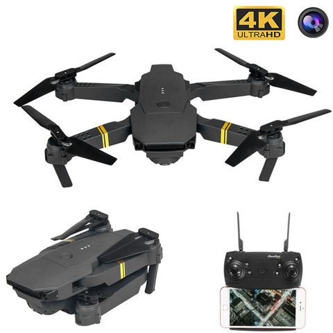 Dron E58 WIFI FPV con gran angular HD 4K/1080P/720P/cámara Modo de retención alta, brazo plegable RC Quadcopter X Pro RTF ► Foto 1/6