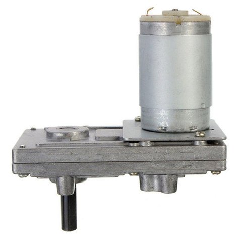 RS-555 motorreductor de Metal-24V DC 12V alto par reductor de velocidad de engranaje helicoidal de Metal caja de motores Reversible de baja velocidad Motor de engranaje de tornillo sin fin ► Foto 1/6