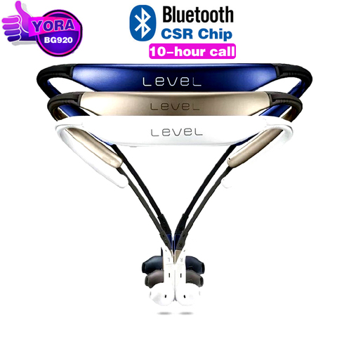 BG920 Bluetooth inalámbrico buena calidad de sonido Venta caliente deportes estéreo Bluetooth auriculares micrófono nivel U para samsung ► Foto 1/6