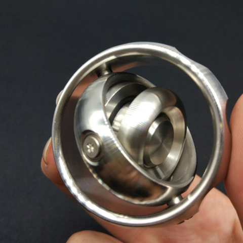 Mechforce EDC-giroscopio de Metal mejorado, giroscopio de mano con la yema del dedo, Spinner de descompresión para adultos, juguete antiestrés ► Foto 1/6