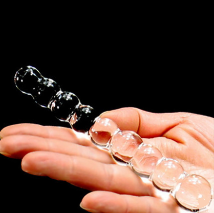 Candiway-consolador de cristal transparente con cuentas anales, estimulador del punto G, masturbación femenina, Juguetes sexuales para lesbianas, adultos ► Foto 1/6