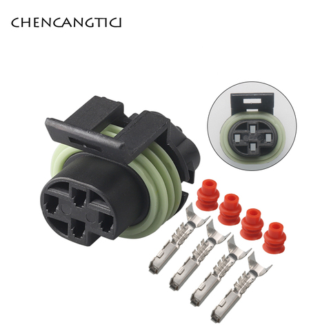 5 Sets Delphi 4 Pin forma Metri-Paquete de 150 sellado, conector eléctrico de mujer Sensor de oxígeno enchufe 12065298 ► Foto 1/2