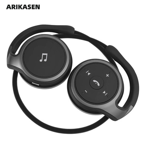 Arikasen-auriculares inalámbricos A6 con Bluetooth 5,0, dispositivo de audio cómodo, con micrófono, graves profundos, sonido estéreo 3D ► Foto 1/6