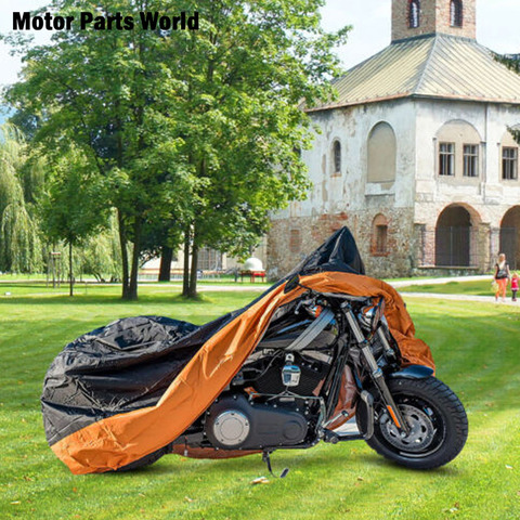 Funda impermeable antipolvo para motocicleta Protector Uv para exteriores, cubierta para lluvia, M/L/XL/XXL/XXXL/XXXXL, para Harley Touring Softail Sportster Dyna ► Foto 1/6