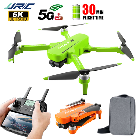 JJRC X17 RC Drone con cámara Dual 6K Quadcopter GPS 30 minutos de tiempo de funcionamiento de flujo óptico sin escobillas plegable helicóptero de juguete ► Foto 1/6