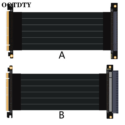 Gen3.0 PCI E 3,0 16X tarjeta gráfica soporte vertical/base A TX funda Cable de extensión Flexible adaptador de tarjeta elevadora para GPU ► Foto 1/6