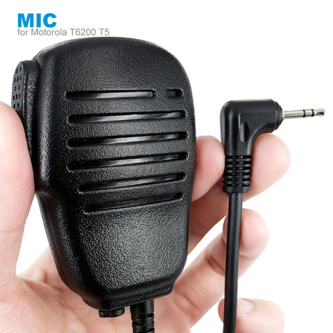Micrófono PTT para walkie-talkie, altavoz para Motorola TLKR T80 T60 T5 T7 T5410 T5428 T6200 FR50 XTR446, Radio bidireccional ► Foto 1/6