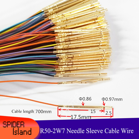 Funda de aguja de prueba, cubierta de aguja de prueba de R50-2W7, Kit de aguja de prueba P048 de diámetro con cable de 70cm ► Foto 1/4