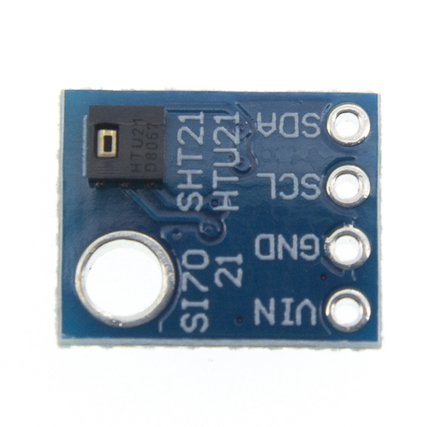 Sensor Digital de temperatura y humedad HTU21D IIC/I2C, módulo de circuito impreso para estación meteorológica, Control de Humidor, 3,3 V, GY-21 ► Foto 1/6