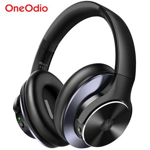 Oneodio-auriculares A10 con Bluetooth 5,0, dispositivo con cancelación activa de ruido, 40Hrs, con micrófono, carga rápida, AAC ► Foto 1/6