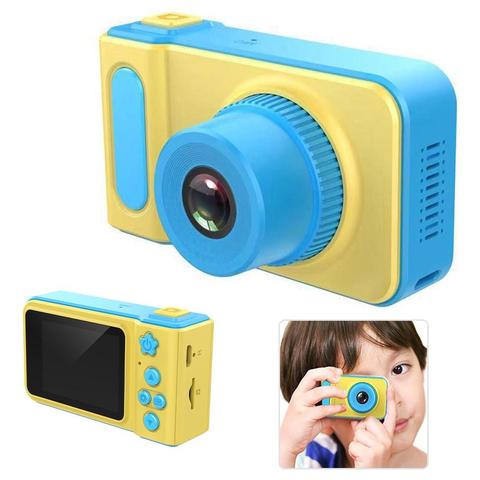 Cámara con pantalla de 2 pulgadas para niños, Mini cámara de grabación de vídeo Digital, juguete educativo, regalos de cumpleaños para bebés ► Foto 1/6