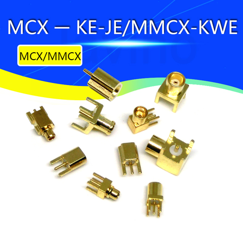 MCX-KE/MMCX-JE female straigh Jack RF Coaxial Connector Adapter for PCB mount / Edge PCB Mount RP-MCX/MMCX ► Foto 1/1