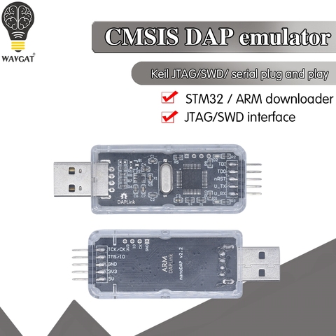 CMSIS DAP/DAPLink emulador JTAG SWD serial Port/ U Disk Drag and Drop Super JLINK/STLINK ► Foto 1/6