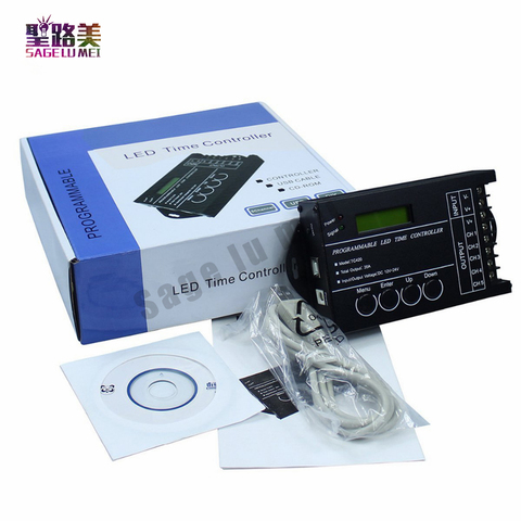 DC12V 24V TC420 TC421 programable 5CH RGB tira led tiempo de luz controlador wifi regulador usado en acuarios, pecera, cultivo de plantas ► Foto 1/6