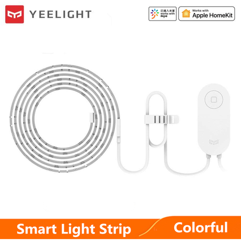 Yeelight Aurora luz inteligente de 2 S 1 M LED RGB colorido WiFi APP Control remoto para el asistente Alexa Homekit Xiaomi casa ► Foto 1/6