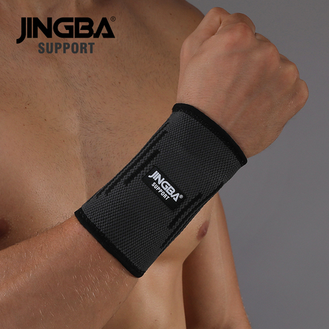 JINGBA-muñequera de nailon para hombre, soporte de muñeca, equipo de protección, muñequera de tenis, muñequera de bádminton, 1 Uds. ► Foto 1/6