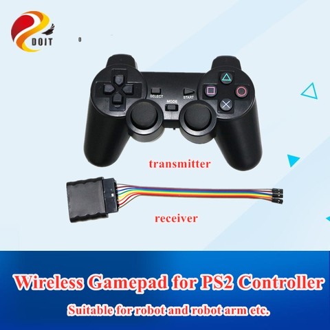 Gamepad inalámbrico para Sony PS2 controlador para Playstation 2 consola Joystick doble vibración Shock Joypad control inalámbrico ► Foto 1/6