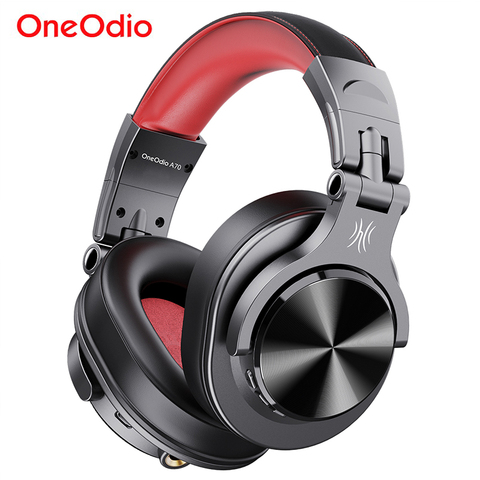 Oneodio-auriculares Fusion profesionales con cable para DJ, cascos inalámbricos con Bluetooth 5,0, Monitor de estéreo HIFI con micrófono ► Foto 1/6