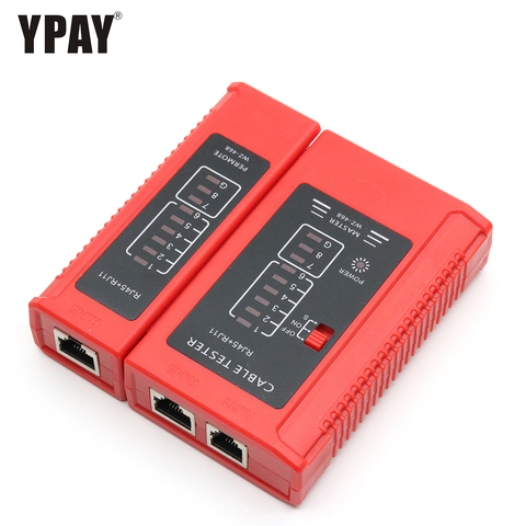 YPAY-probador de red rj45, herramienta de cable RJ11, rj12, línea telefónica, 8p8c, 6p4c, rg45, rg, rj 45, cable ethernet, cable lan, red de prueba serial ► Foto 1/6