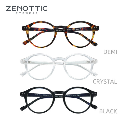 ZENOTTIC-gafas de lectura con bloqueo de luz azul para hombre y mujer, anteojos de lectura con bloqueo de luz azul, antideslumbrantes, para ordenador, dioptrías de + 0 A + 4,0, 3 uds. ► Foto 1/6
