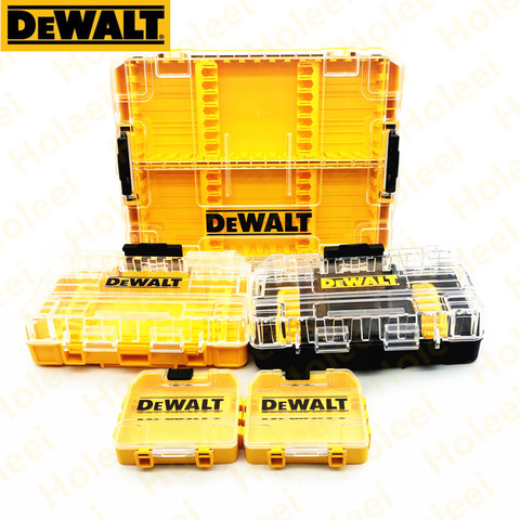 Cajas para taladro DEWALT, caja de piezas, almacenamiento, impacto, destornilladores, accesorios de herramientas eléctricas, piezas de herramientas eléctricas ► Foto 1/3