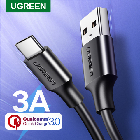 UGREEN-Cable USB tipo C para móvil, Cable de carga rápida USB-C para Xiaomi Redmi Note 7 mi9, Samsung S9 ► Foto 1/6