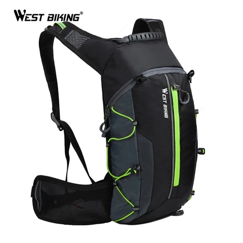 WEST BIKING-mochila para bicicleta ultraligera, portátil, impermeable, 10 l, para senderismo y escalada al aire libre ► Foto 1/6