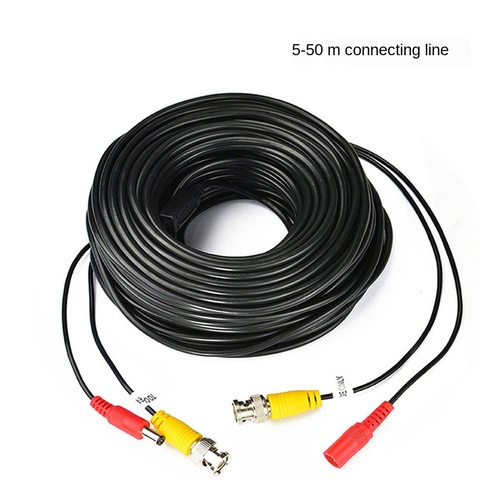5-50m BNC DC línea de extensión de alimentación de vídeo de alimentación de línea BNC Cable de vídeo de la fuente de alimentación de línea ► Foto 1/6