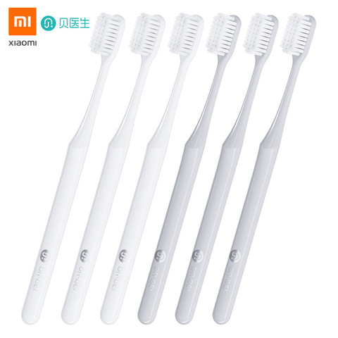 Xiaomi-cepillo de dientes Doctor B, versión juvenil, mejor alambre, 2 colores, cuidado de las gomas, limpieza diaria, oral, cepillo de dientes, 4 Uds. ► Foto 1/6