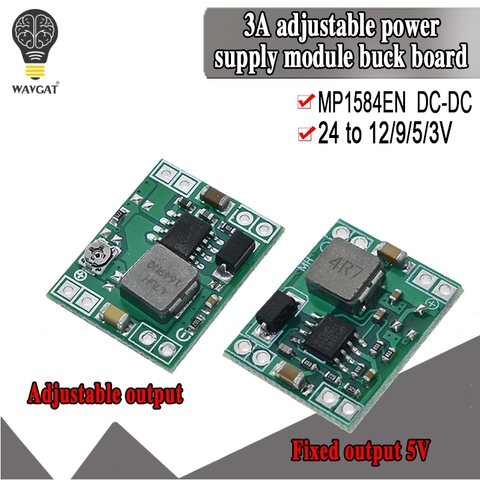 Electrónica Inteligente XM1584-módulo de fuente de alimentación de DC-DC de tamaño ultrapequeño, 3A, ajustable, para Arduino, Kit de iniciación artesanal, LM2596S ► Foto 1/6